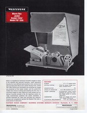 Folheto publicitário leitor de microfilme Kodak Recordak modelo FRF 1200 comprar usado  Enviando para Brazil