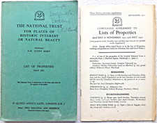 National trust list for sale  COVENTRY