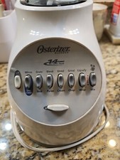 Liquidificador Oster BLSTMG-B 8 velocidades frasco de vidro 6 xícaras branco VINTAGE. FUNCIONA MUITO BEM comprar usado  Enviando para Brazil