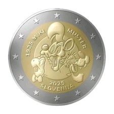 Używany, PRÉVENTE / PRESALE 2€ BE Proof Slovénie / Slovenia 2025 Miki Muster na sprzedaż  Wysyłka do Poland