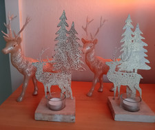 Weihnachtsdeko hirsche teelich gebraucht kaufen  Gelsenkirchen