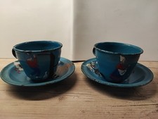 vintage enamel cups for sale vintage enamel cups for sale  PONTEFRACT