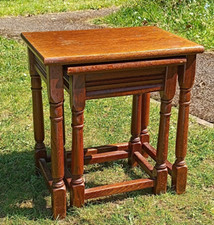oak nest of tables for sale oak nest of tables for sale LIGHTWATER