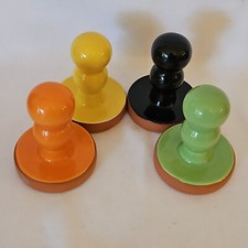 Lote de 4 designs de selos de biscoito Rycraft terracota Halloween artesanato manteiga prensa, usado comprar usado  Enviando para Brazil