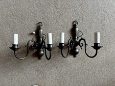 Brass wall light for sale  REDHILL