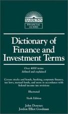 Dictionary of Finance and Investment Terms comprar usado  Enviando para Brazil