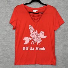 Camiseta Disney x JUNK FOOD Sebastian OFF DA HOOK Pequena Sereia Média comprar usado  Enviando para Brazil