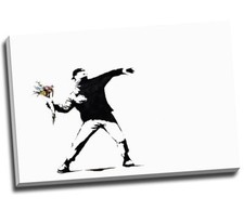 Banksy flower thrower for sale Banksy flower thrower for sale  LONDON