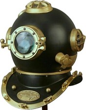 Capacete de mergulho mergulhadores antigos marca marinha mergulho EUA bronze profundo mar 18 marinho vintage comprar usado  Enviando para Brazil
