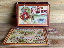 JOGO DE CAPUZ VERMELHO - c. 1895 JOGO DE TABULEIRO ANTIGO - PARKER BROTHERS SALEM EUA comprar usado  Enviando para Brazil