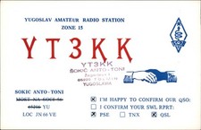 Qsl radio card d'occasion  Expédié en Belgium