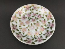 Usado, Design de flores rosa e dourado 4" prato saquinho de chá descanso pequeno prato de porcelana  comprar usado  Enviando para Brazil