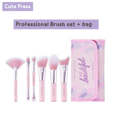 Kit de pincéis de maquiagem profissional 6 peças conjunto com bolsa de pincéis linda prensa fofa comprar usado  Enviando para Brazil