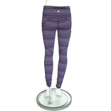 Leggings LULULEMON Lovely Electric Purple Mix tamanho 6 corrida ioga - 775 comprar usado  Enviando para Brazil