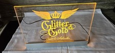 Glitter gold leuchtschild gebraucht kaufen  Bestwig