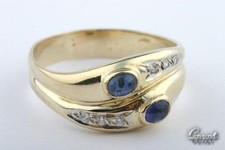 Saphir ring 14kt gebraucht kaufen  München