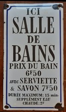 Plaque émaillée bombée d'occasion  Mamers