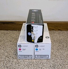 *NOVO* Cartuchos de Toner Genuínos HP 305A CE411A CE412A CE413A Pacote com 3 Cores comprar usado  Enviando para Brazil