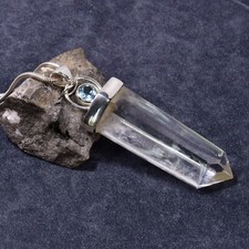 Bergkristall anhänger 925er gebraucht kaufen  Berlin