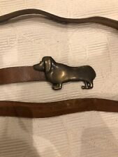 Dachshund buckle vintage for sale  LONDON