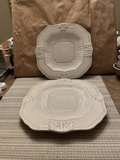 Conjunto de pratos de jantar de 2,10 polegadas pratos de cerâmica, branco, usado comprar usado  Enviando para Brazil