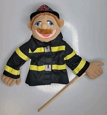 Melissa & Doug Bombero Bombero Brooklyn T Guy Marioneta de Mano - Palo Roto segunda mano  Embacar hacia Mexico