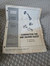 Usado, Torneira de chuveiro vintage Sears banheiro # 204250 NOS CROMADA E LATÃO comprar usado  Enviando para Brazil