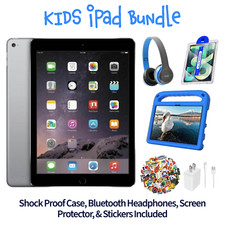 Usado, Apple iPad Air 2 32GB Cinza Espacial WiFi 9,7" - GARANTIA - PACOTE INFANTIL AZUL comprar usado  Enviando para Brazil