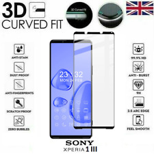 Capa protetora de tela vidro temperado 9H completa 3D para Sony Xperia 1 III (2021) comprar usado  Enviando para Brazil