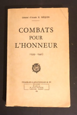 Combats honneur général d'occasion  Bourges