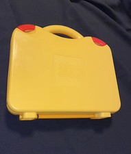 amarillo lego maletín dos tonos con broches y divisores rojos/amarillos segunda mano  Embacar hacia Mexico