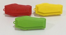 Lote de recipientes vintage de caixão de doces Fleer Mr Bones da década de 1980 verde vermelho amarelo comprar usado  Enviando para Brazil