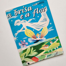 Vintage Kids Book in Portuguese A Brisa E A Flor Breeze Flower Happy Donkey 6, usado comprar usado  Enviando para Brazil