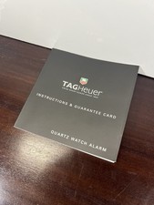Usado, Instruções de operação TAG HEUER somente alarme para relógio de quartzo comprar usado  Enviando para Brazil