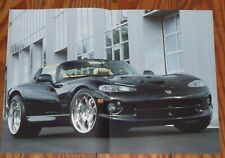 2002 Startech Tuning Dodge Viper Prospekt brochure n Charger Challenger RAM comprar usado  Enviando para Brazil