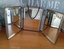 Miroir triptyque barbier d'occasion  Montargis