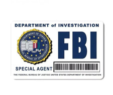 Fbi agent card for sale  Rocklin