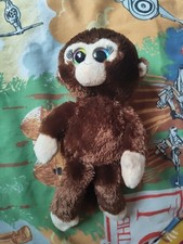 TY Beanie Baby PETALS the Brown Monkey (6 polegadas) brinquedo de pelúcia aposentado 2016 recheado comprar usado  Enviando para Brazil