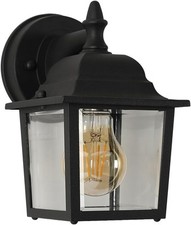Nowoczesna lampa ścienna zewnętrzna, czarna, E27, 21 cm na sprzedaż  PL