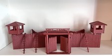 MARX FORT APACHE 1960’s COMPLETO STOCKADE - VERMELHO MARROM HP -MUITO BOM - IMPERDÍVEL! comprar usado  Enviando para Brazil