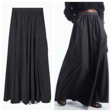Saia maxi COS feminina utilitária linha A carga preta bolso lateral G XL 14/16 comprar usado  Enviando para Brazil