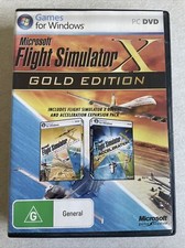 Microsoft Flight Simulator X Deluxe Gold Edition expansão de aceleração + manual comprar usado  Enviando para Brazil