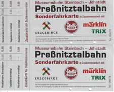 Fahrkarten preßnitztalbahn so gebraucht kaufen  Röhrsdorf