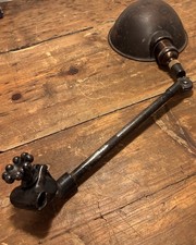 Usado, Lâmpada branca antiga 1893 OC junta e braço luz industrial 21"" comprar usado  Enviando para Brazil