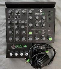 Mixer de áudio portátil compacto Mackie MobileMix + amplificador de fone de ouvido Mackie HM-4, usado comprar usado  Enviando para Brazil