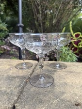 Vintage stem crystal d'occasion  Expédié en Belgium