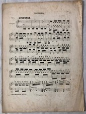 Antico spartito musicale usato  Roma