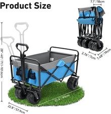 Folding wagon trolley for sale  SALFORD