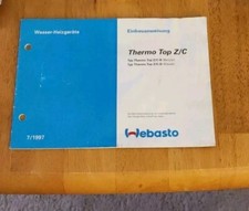 Webasto betriebsanleitung wass gebraucht kaufen  Berlin