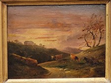 Antique signed painting. d'occasion  Expédié en Belgium